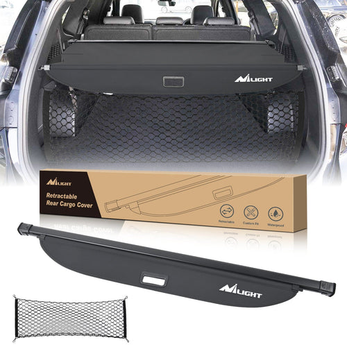 Nilight Trunk Cargo Cover for Hyundai Santa Fe 2024 2025, Retractable Security Shade Rear Cargo Cover, with Trunk Storage Net