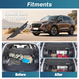 Nilight Trunk Cargo Cover for Hyundai Santa Fe 2024 2025, Retractable Security Shade Rear Cargo Cover, with Trunk Storage Net, view 2