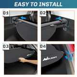 Nilight Trunk Cargo Cover for Hyundai Santa Fe 2024 2025, Retractable Security Shade Rear Cargo Cover, with Trunk Storage Net, view 6