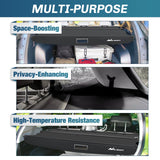 Nilight Trunk Cargo Cover for Hyundai Tucson 2021 2022 2023 2024 2025 Retractable Privacy Security Shield Shade Rear Trunk Cover, with Trunk Storage Net, view 4