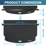 Nilight Trunk Cargo Cover for Hyundai Tucson 2021 2022 2023 2024 2025 Retractable Privacy Security Shield Shade Rear Trunk Cover, with Trunk Storage Net, view 5
