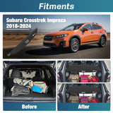Nilight Trunk Cargo Cover for Subaru Crosstrek Impreza 2023 2024 2025, Retractable Security Shade Rear Cargo Cover, with Trunk Storage Net, 1-Pack, view 2