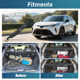 Nilight Trunk Cargo Cover for Toyota Venza 2021 2022 2023 2024, Retractable Security Shade Rear Cargo Cover, with Trunk Storage Net, view 2
