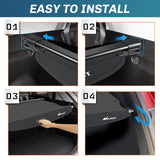 Nilight Trunk Cargo Cover for Toyota Venza 2021 2022 2023 2024, Retractable Security Shade Rear Cargo Cover, with Trunk Storage Net, view 6