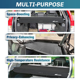 Nilight Trunk Cargo Cover for Volvo XC90 2003-2014, Retractable Security Shade Rear Cargo Cover, with Trunk Storage Net, view 3