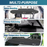 Nilight Trunk Cargo Cover  for VW Volkswagen Atlas 2018 2019 2020 2021 2022 2023 2024 2025, Retractable Privacy Security Shield Shade Rear Trunk Cover, with Trunk Storage Net, view 4