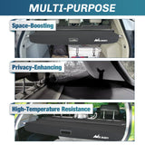 Nilight Trunk Cargo Cover for VW Volkswagen Tiguan 2018 2019 2020 2021 2022 2023 2024, Retractable Privacy Security Shield Shade Rear Trunk Cover, with Trunk Storage Net, view 4
