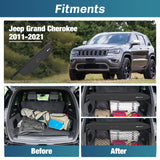 Nilight Trunk Cargo Cover with Storage Net for Jeep Grand Cherokee Accessories 2011-2021, view 2