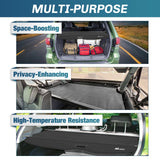 Nilight Trunk Cargo Cover with Storage Net for Jeep Grand Cherokee Accessories 2011-2021, view 4