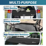 Nilight Trunk Cargo Cover with Storage Net for Toyota RAV4 Accessories 2013-2018, view 4