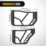 Nilight Tube Doors Compatible with Ford Bronco 4-Door 2021 2022 2023 2024 2025, Off Road Front Rear Tubular Doors 4PCS, view 2
