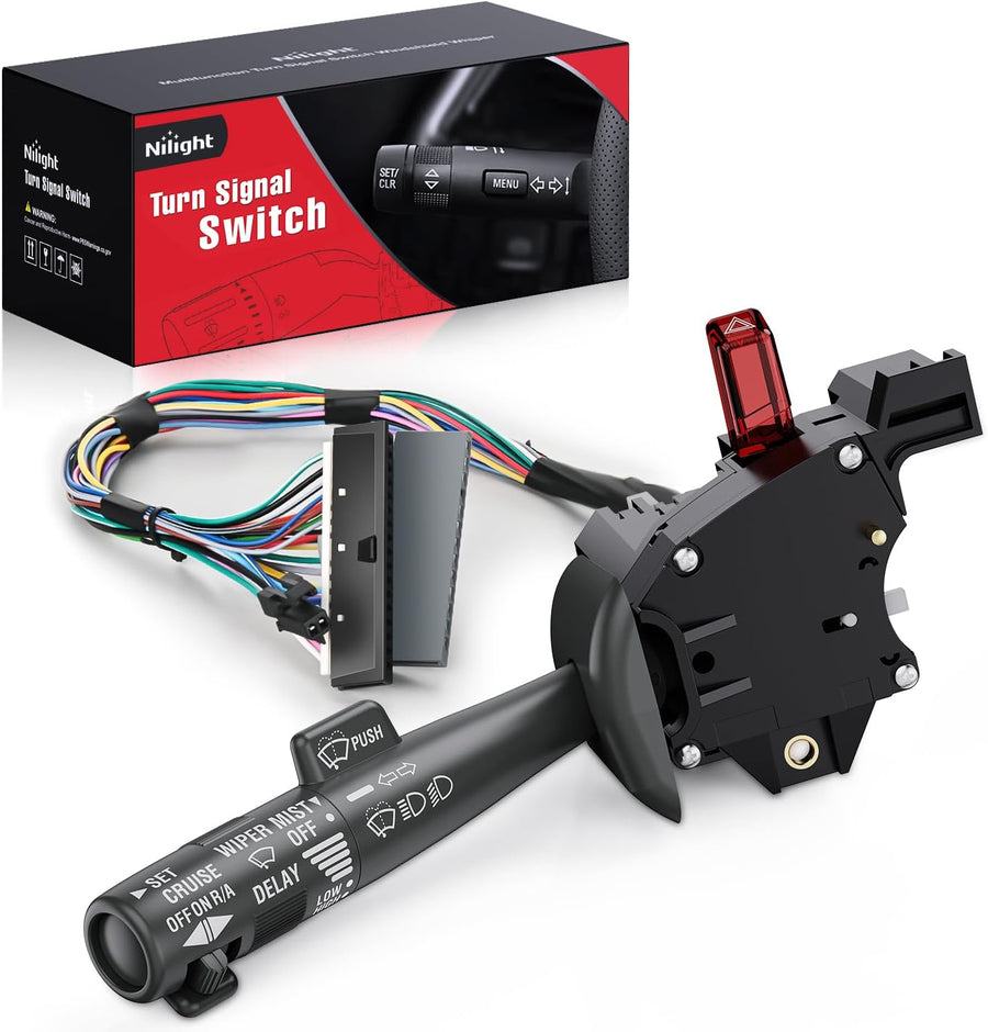 Nilight Turn Signal Switch Compatible with 1995 1996 1997 1998 1999 2000 Chevy GMC Suburban C/K Series Tahoe Blazer S10 Astro Express Jimmy Sonoma Yukon Cadillac Escalade