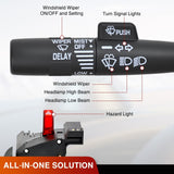 Nilight Turn Signal Switch Compatible with 1995 1996 1997 1998 1999 Chevy C1500 K1500 Pickup Tahoe GMC C1500 K1500 Pickup Yukon 1995-2000 Chevy C2500 K2500 K3500 Pickup GMC C2500 K2500 Pickup, view 2