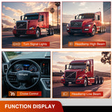 Nilight Turn Signal Switch Compatible with 2005 2006 2007 2008 2009 2010 2011 2012 Volvo Bus F FL FH FM FMX NH VN VNL VNM Multifunction Combination Lever Switches, view 5