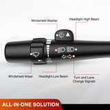 Nilight Turn Signal Switch Compatible with 2006 2007 2008 2009 2010 2011 2012 2013 Chevy Impala 2014-2016 Impala Limited 2006-2007 Monte Carlo Windshield Wiper Combination Switches, view 3