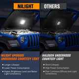 Nilight Under Hood Courtesy Light White Beam Plug and Play Compatible with 1998-2010 Dodge Ram 1500 2500 3500, 2006-2019 Dakota Charger, 1998-2001 Wrangler Grand Cherokee, view 6