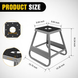 Nilight Universal Dirtbike Pit Stand Non-Slip Rubber Top Off-Road Steel Heavy Duty Moto Removable Maintenance Motocross Stand Hoist Lift Jack 1000LBS Capacity Silver, view 2