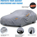 Nilight Universal Fit for Sedan-Length (194in to 208in) Car Cover UV Protection, view 5
