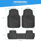 Nilight Universal Fit PVC Floor Mats 3 Packs (25% OFF Final Checkout), view 6