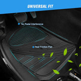Nilight Universal Fit PVC Floor Mats 3 Packs, view 2