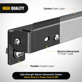 Nilight Universal Flip-Up Plate Frame for 10 Inch Hawse Fairlead Mount Front License Bracket Holder Relocation Bumper Winch Mount Roller Fit for Most Pickup Trucks Off-Road Cars SUVs, view 4