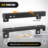 Nilight Universal Flip-Up Plate Frame for 10 Inch Hawse Fairlead Mount Front License Bracket Holder Relocation Bumper Winch Mount Roller Fit for Most Pickup Trucks Off-Road Cars SUVs, view 5