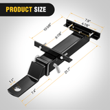 Nilight Universal Golf Cart Trailer Hitch 2inch Receiver, view 2