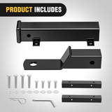 Nilight Universal Golf Cart Trailer Hitch 2inch Receiver, view 4