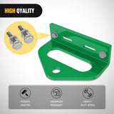 Nilight Universal Heavy Duty Zero Turn Mower Trailer Hitch Kit Strong Neodymium Magnetic Pin with 4 Bolts 1/2'' R-Clip Combo Pack Red & Green 6mm Thick, view 3