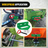 Nilight Universal Heavy Duty Zero Turn Mower Trailer Hitch Kit Strong Neodymium Magnetic Pin with 4 Bolts 1/2'' R-Clip Combo Pack Red & Green 6mm Thick, view 6