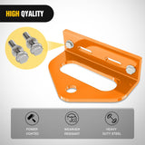 Nilight Universal Heavy Duty Zero Turn Mower Trailer Hitch Kit Strong Neodymium Magnetic Pin with 4 Bolts 1/2Inch R-Clip Combo Pack Red & Orange 6mm Thick, view 4
