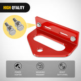 Nilight Universal Heavy Duty Zero Turn Mower Trailer Hitch Kit Strong Neodymium Magnetic Pin with 4 Bolts 1/2Inch R-Clip Combo Pack Red 6mm Thick, view 3