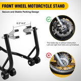 Nilight Universal Motorcycle Stand Lift 850lbs Front Rear Combo Stand Lift Stand Front Wheel Fork Stand Rear U+L Fork Swingarm Spool Stand for Most Yamaha Honda Kawasaki Suzuki Motorcycles, view 5