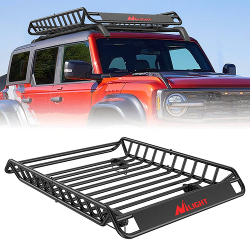 Nilight 51 x 36 x 5in Universal Roof Rack Cargo Basket