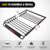 Nilight 51 x 36 x 5in Universal Roof Rack Cargo Basket, view 6