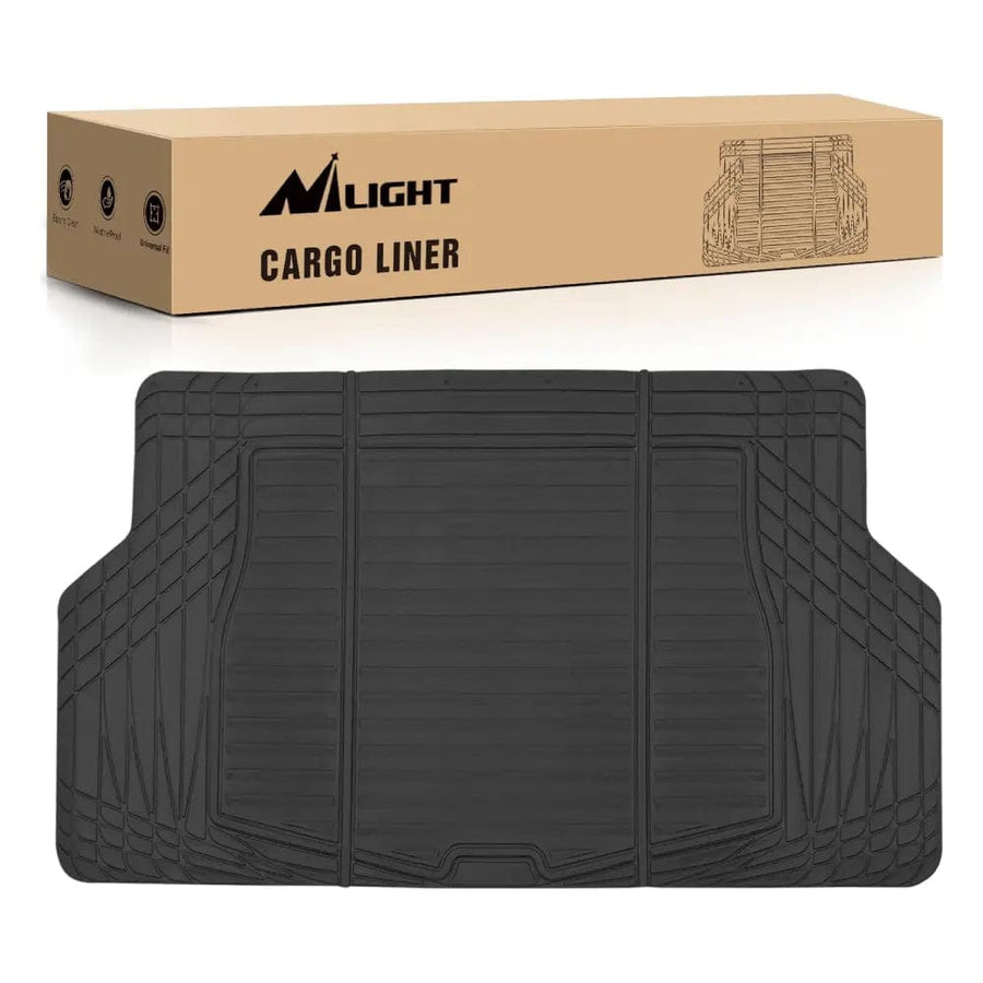 Nilight Universal Rubber Cargo Mats for Cars Trucks SUVs