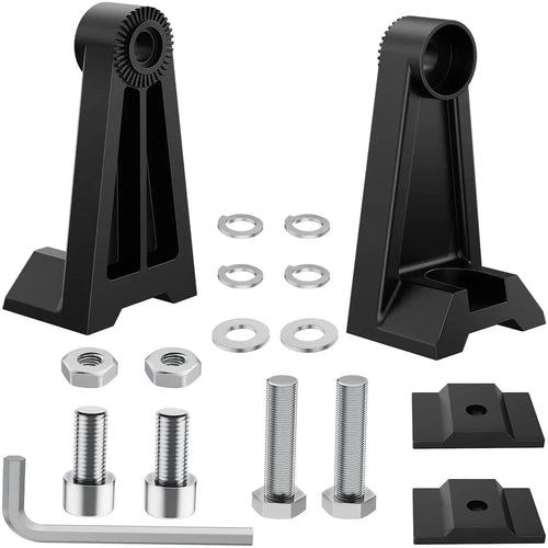 Nilight Universal Side-Mounted Adjustable Brackets Kits With Rubber Pads