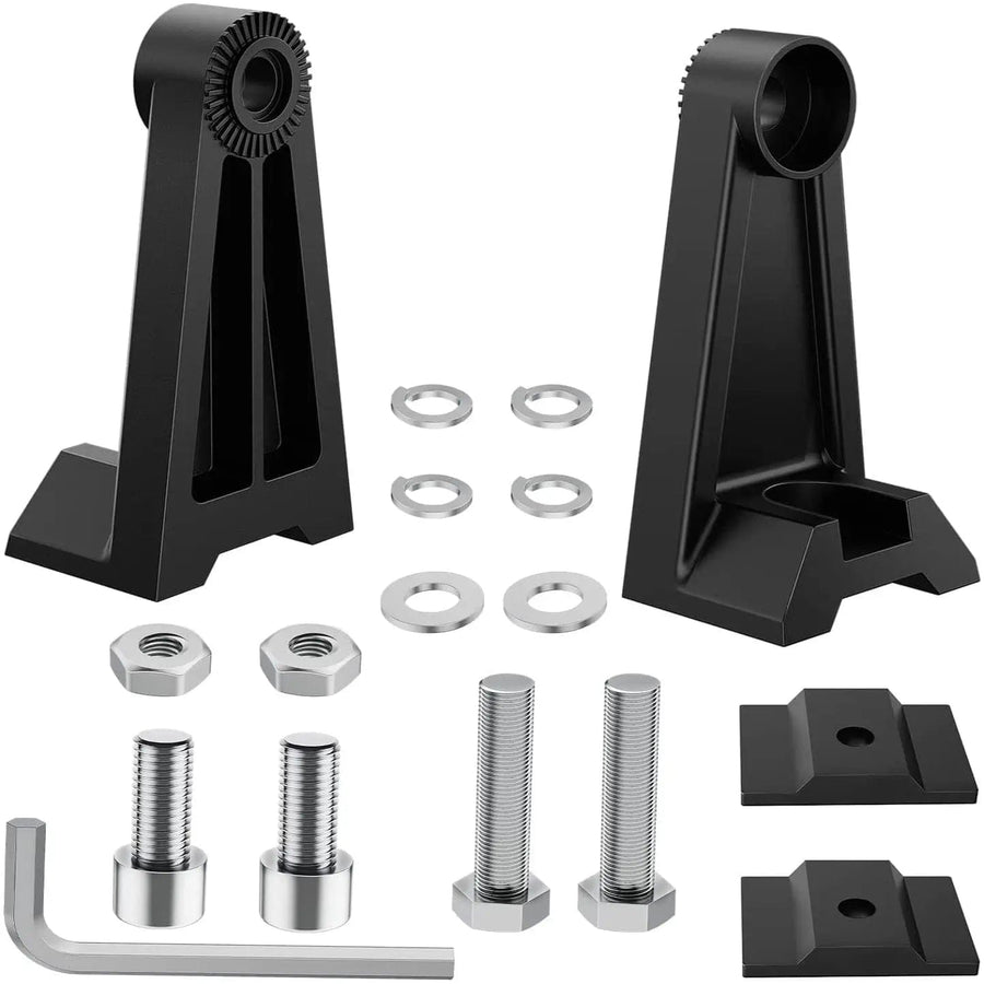Nilight Universal Side-Mounted Adjustable Brackets Kits With Rubber Pads