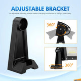 Nilight Universal Side-Mounted Adjustable Brackets Kits With Rubber Pads, view 2
