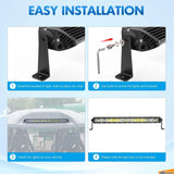 Nilight Universal Side-Mounted Adjustable Different Height Brackets (Pair), view 3