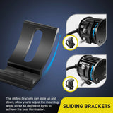 Nilight Universal Slide Base Mount Bracket (Pair), view 3