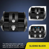 Nilight Universal Slide Base Mount Bracket (Pair), view 5