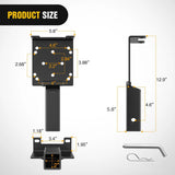 Nilight Universal Trailer Hitch Winch Mounting Plate with 2inch Receiver, view 2