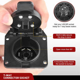 Nilight USCAR To 7Pin Trailer Connector Adapter Plug, view 5