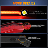 Nilight UTV Center Tail Light Rear Taillight LED Brake Lights Red Compatible with Polaris RZR XP1000 Turbo Sportsman Accessories 2019 2020 2021 2022 2023, view 3