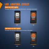 Nilight UTV Driving Lights Rocker Switch On Off 5 PIN SPST LED Light Bar Switches with Orange Backlit 12V 24V Toggle with Jumper Wires Set for ATVs UTVs Cars Trucks RVs, view 3