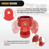 Nilight UTV Flag Antenna Mount Bracket 1.5in-1.75in | 1.75in-2in Round Roll Cage Red, view 5