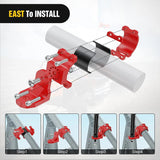 Nilight UTV Flag Antenna Mount Bracket 1.5in-1.75in | 1.75in-2in Round Roll Cage Red, view 6
