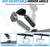 Nilight UTV Rear View Mirror 12in Wide Clear Convex Center Mirror with 3/4in 1.75in to 2in Clamps for Polaris RZR PRO XP R Pioneer 1000 Can Am Maverick X3 Kawasaki, view 5