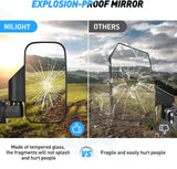 Nilight UTV Side Mirrors Universal Fit For 1.6in to 2in Roll Cages, view 6